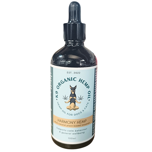 K9 Organic Harmony Hemp Oil For Dogs & Cats With Natural Plant-Based Terpenes 100mL