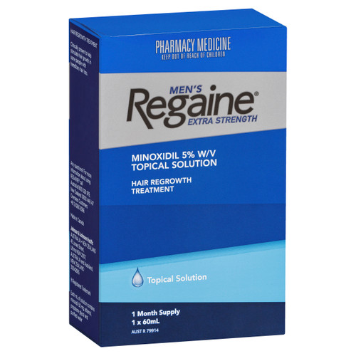 Regaine Men's Extra Strength Hair Regrowth Treatment 60ml box