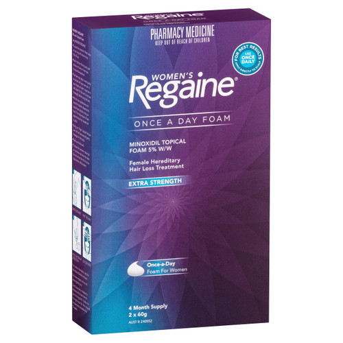 Regaine Women's Extra Strength Minoxidil Foam Hair Loss Regrowth Treatment