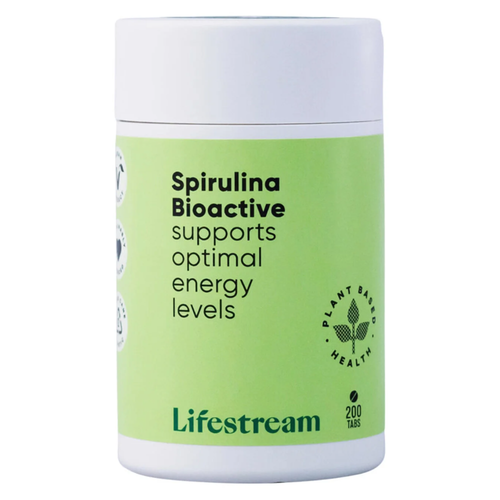 LifeStream Spirulina Bioactive 200 Tablets