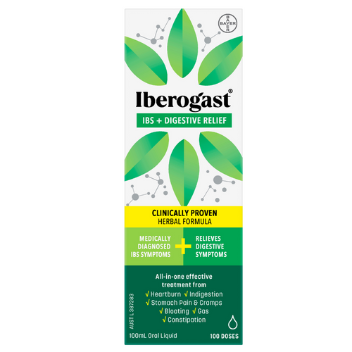 Iberogast IBS + Digestive Relief Clinically Proven Herbal Liquid 100mL
