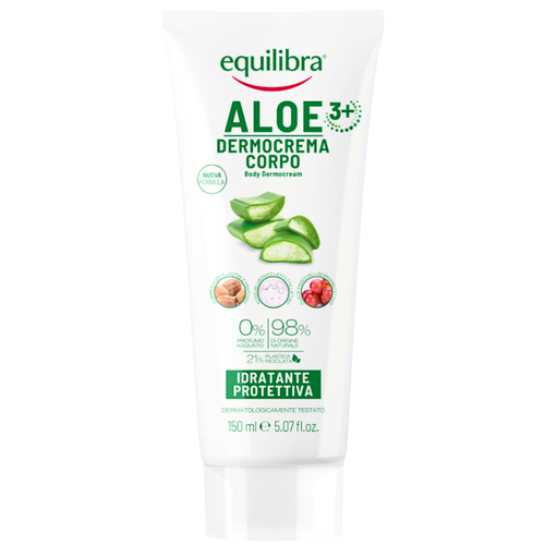 Equilibra Aloe Vera Body DermoCream Paraben Free 150mL product image