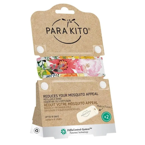 PARA’KITO Mosquito Wristband Graphic Flowery
