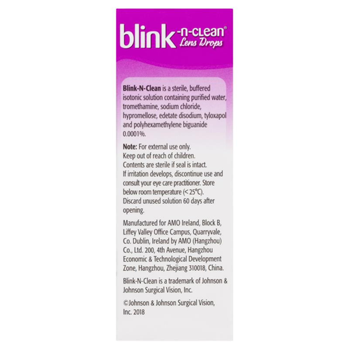 Blink-N-Clean Lens Drops 15ml