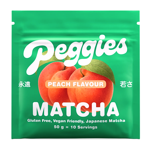Peggies Peach Matcha 50g product image front