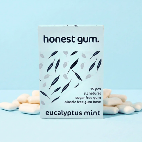 Honest Gum Eucalyptus Mint Sugar Free Chewing Gum product image