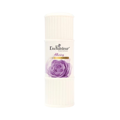 Enchanteur Alluring Perfumed Talc Rose Iris Vanilla Body Powder 50g product image