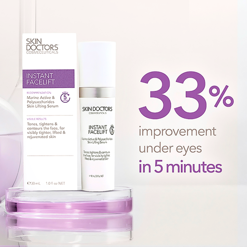 Skin Doctors Instant Facelift Serum 50mL benefit higlights