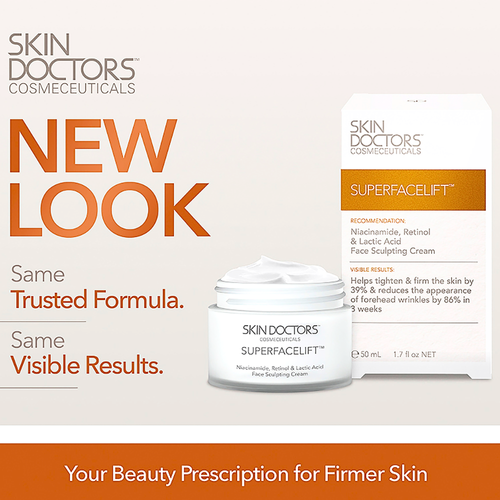 Skin Doctors Superfacelift Face Sculpting Cream 50mL new look flyer