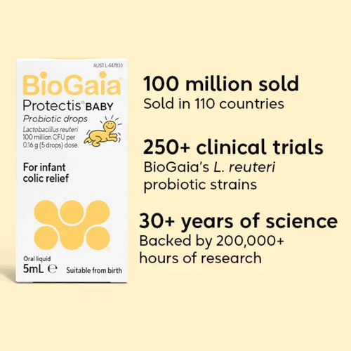 BioGaia Protectis Baby Drops Probiotics 5mL highlights