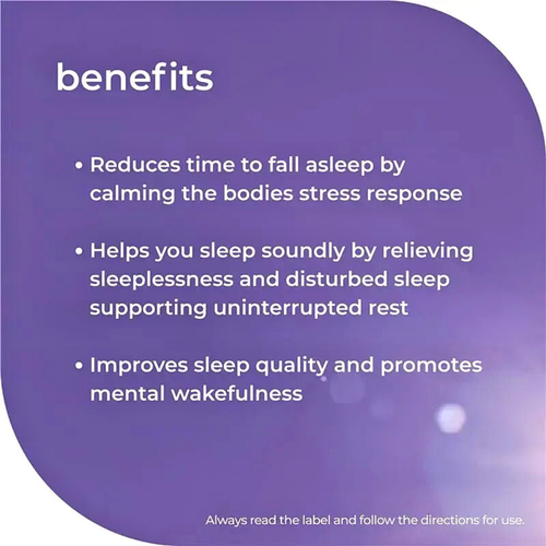 Nature's Way Sound Sleep Support 30 Tablets benefit list