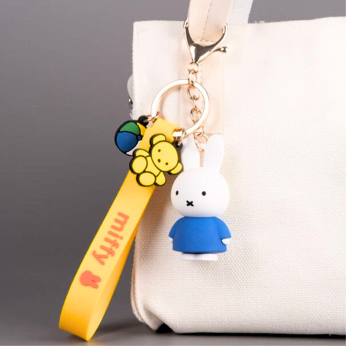 Miffy Classic Red Pendant Keyring on bag
