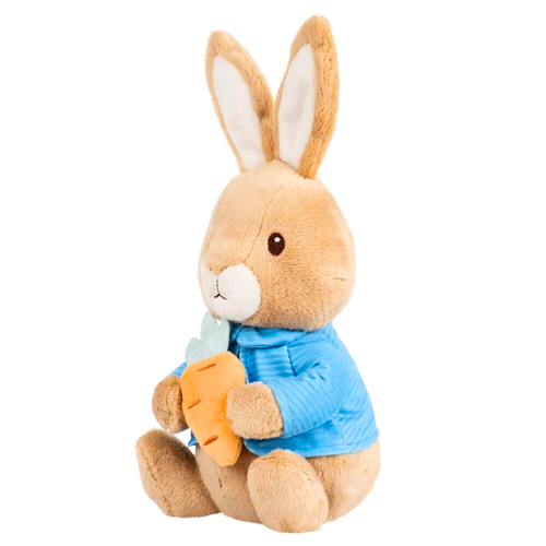 Peter Rabbit Holding Carrot Soft Toy 35cm side view