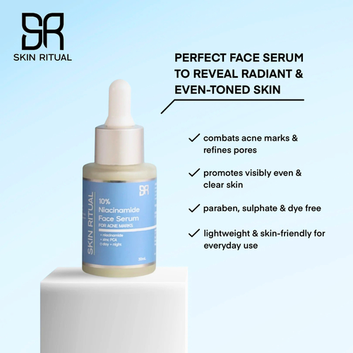 Skin Ritual 10% Niacinamide Serum 30mL product flyer