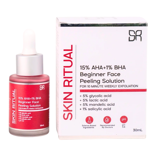Skin Ritual 15% AHA+1% BHA Beginner Face Peeling Solution 30mL product image