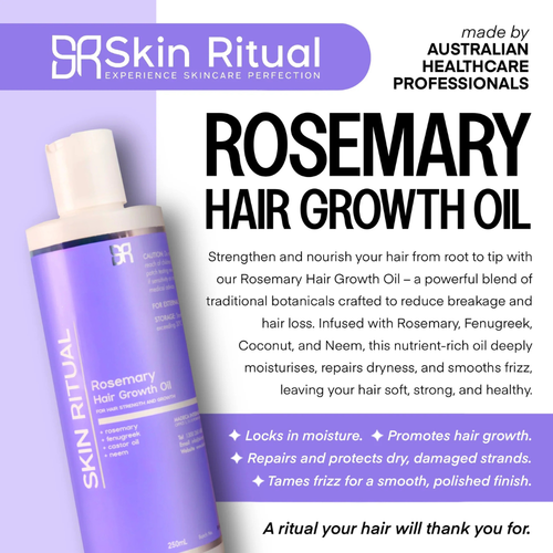 Skin Ritual Hair Growth Rosemary Oil 250mL product flyer