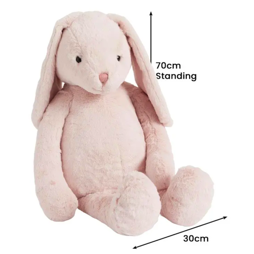 Jiggle & Giggle Pink Bunny Soft Toy Extra Large product dimension