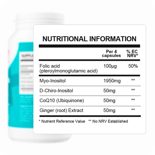 Conceive Plus Women's Ovulation Support Supplement 120 Capsules ingredient list