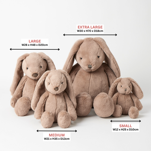 Jiggle & Giggle Taupe Bunny Soft Toy collection image