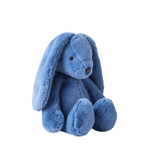 Jiggle & Giggle Cobalt Blue Bunny Soft Toy Medium product image side view