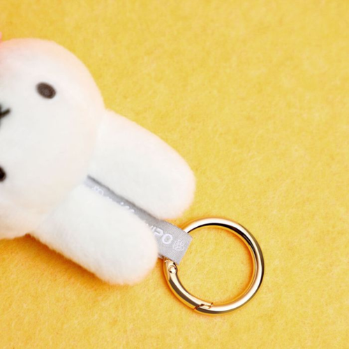 Miffy with Carrot Keyring 13cm close up image