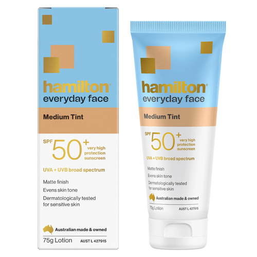 Front view image of Hamilton Everyday Face Medium Tint SPF 50+