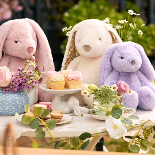 Jiggle & Giggle Lilac Bunny Soft Toy Small