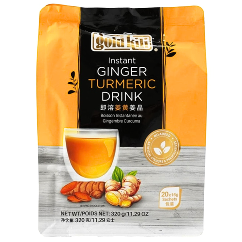 Gold Kili Instant Ginger Turmeric Drink No Added Preservatives 16g x 20 Sachets