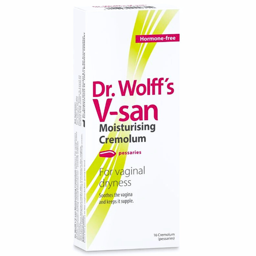 Dr. Wolff’s V-san Moisturising Cremolum For Vaginal Dryness 16 Pessaries
