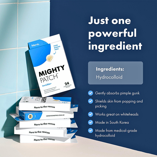 Hero Mighty Patch Invisible Pimple Patches 24pk product features image