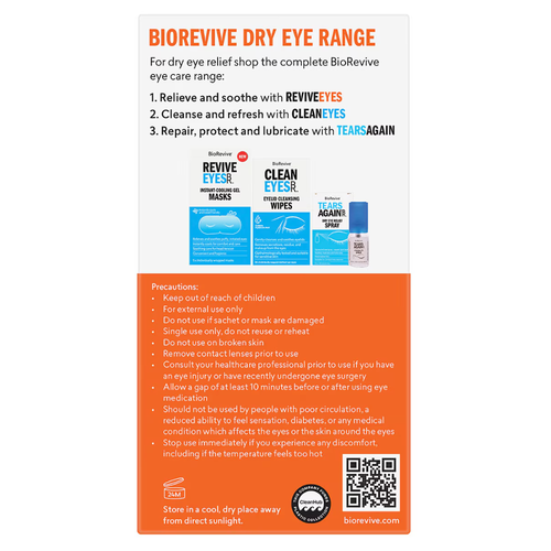 BioRevive ReviveEyes Self-Warming Eye Mask 5 Pack eye range image