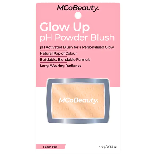 MCoBeauty Glow Up PH Powder Blush Peach Pop product  packaging image