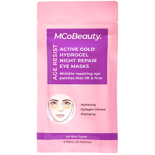 MCoBeauty Active Gold Hydrogel Night Repair Eye Mask 10pk product image