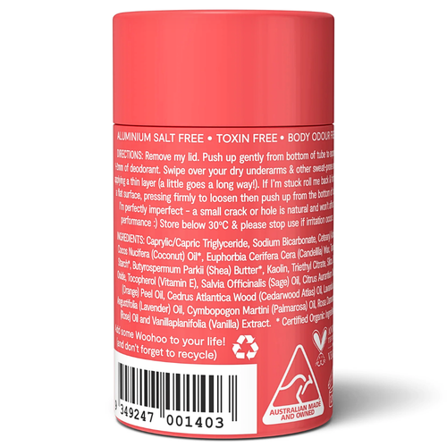 Woohoo Deodorant and Anti-Chafe Stick Urban 60g