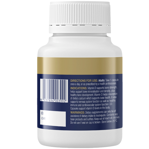 BioCeuticals D3 Capsules 60 Soft Capsules