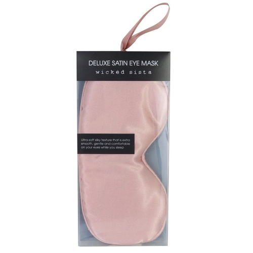 Packaging image of Wicked Sista Deluxe Satin Blush Eye Mask