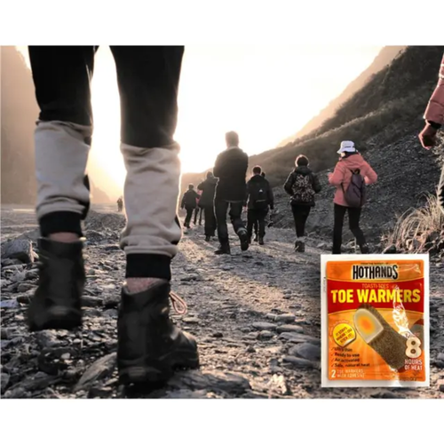 HotHands Ready To Use Toasti Toe Warmers 5 Pack lifestyle flyer