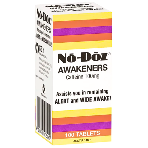 No-Doz Awakeners 100mg 100 Tablets