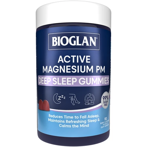 Bioglan Active Magnesium PM Deep Sleep Berry 90 Gummies
