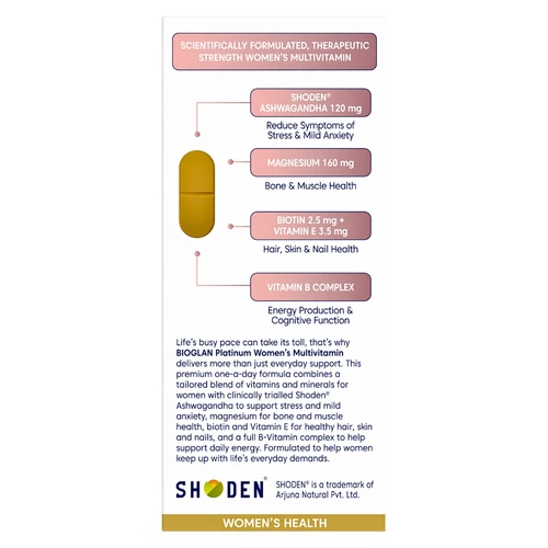 Bioglan Platinum Women's Multivitamin 60 Tablets