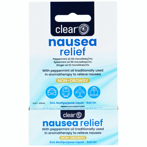 Clear Nausea Relief Roll On 3ml