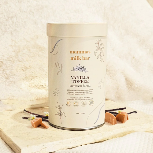 Mammas Milk Bar Vanilla Toffee Lactation Blend 500g
