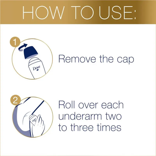 Dove Womens Classic Fresh Roll On Deodorant 50ml
