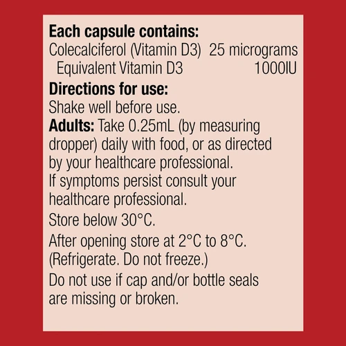 Metagenics Vitamin D3 Oral Liquid 90ml