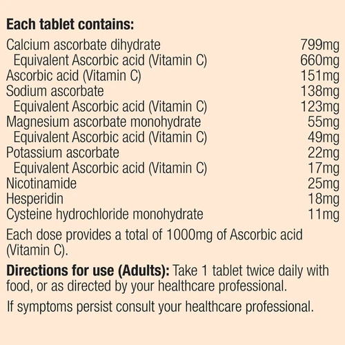 Metagenics C-Ultrascorb pH Adjusted Vitamic C 60 Tablets