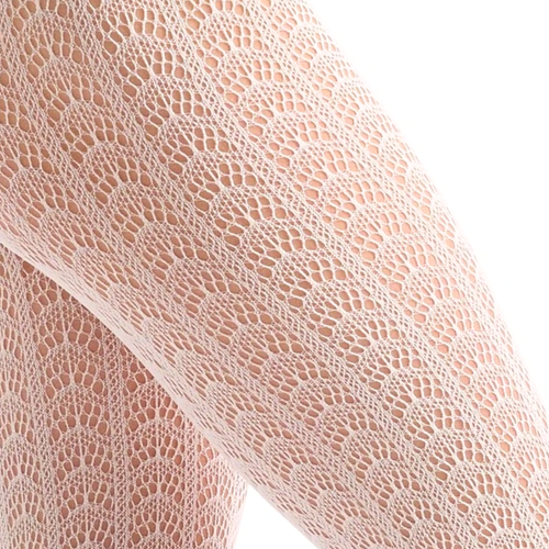 Ambra Scallop Net Tight in Buttercream T/XT Size