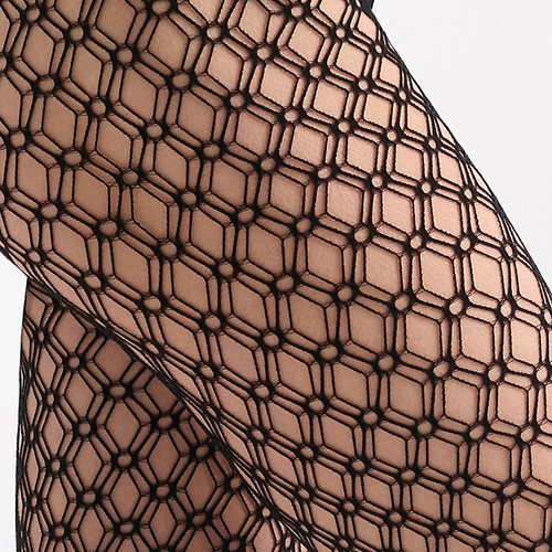 Ambra Geo Net Tight in Black T/XT Size