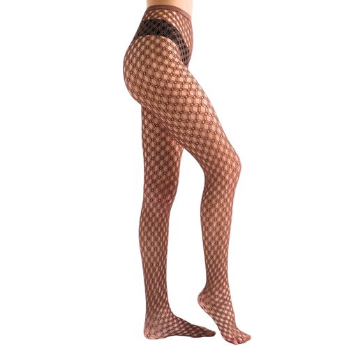 Ambra Geo Net Tight in Mocha Small/Medium Size