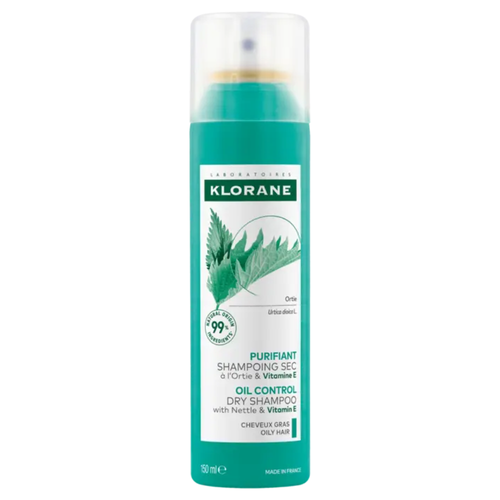 Klorane Oil Control Dry Shampoo with Nettle and Vitamin E 150ml