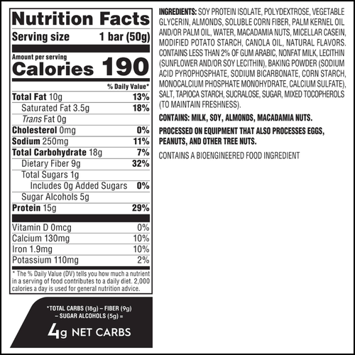 Nutrition Facts label
